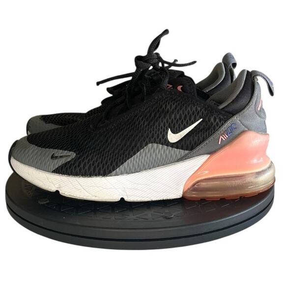 Nike Other - Boys Nike Air Max 270 AO2372-020 Mesh Athletic Running Sneaker Size 2Y Black